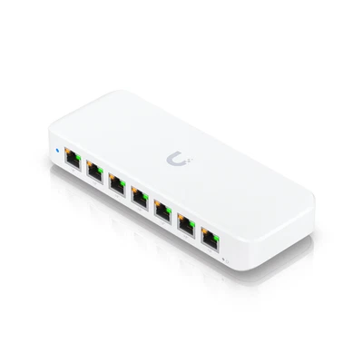 Ubiquiti USW-Ultra 8-Port Compact PoE+ Switch - 7x PoE+, 1x PoE++ Input, Wall - Image 1 of 4
