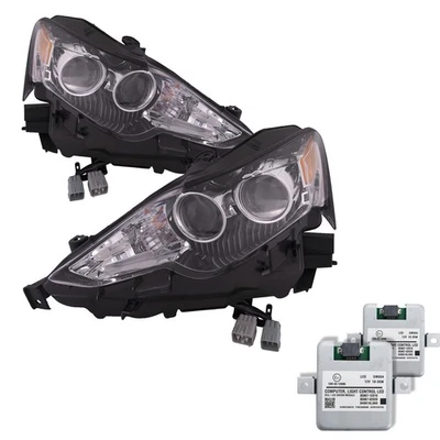 LED 车头灯一对带 LED 驱动器适用于 14-16 雷克萨斯 Is200T 200 300 350 — 第 1/4 张图片