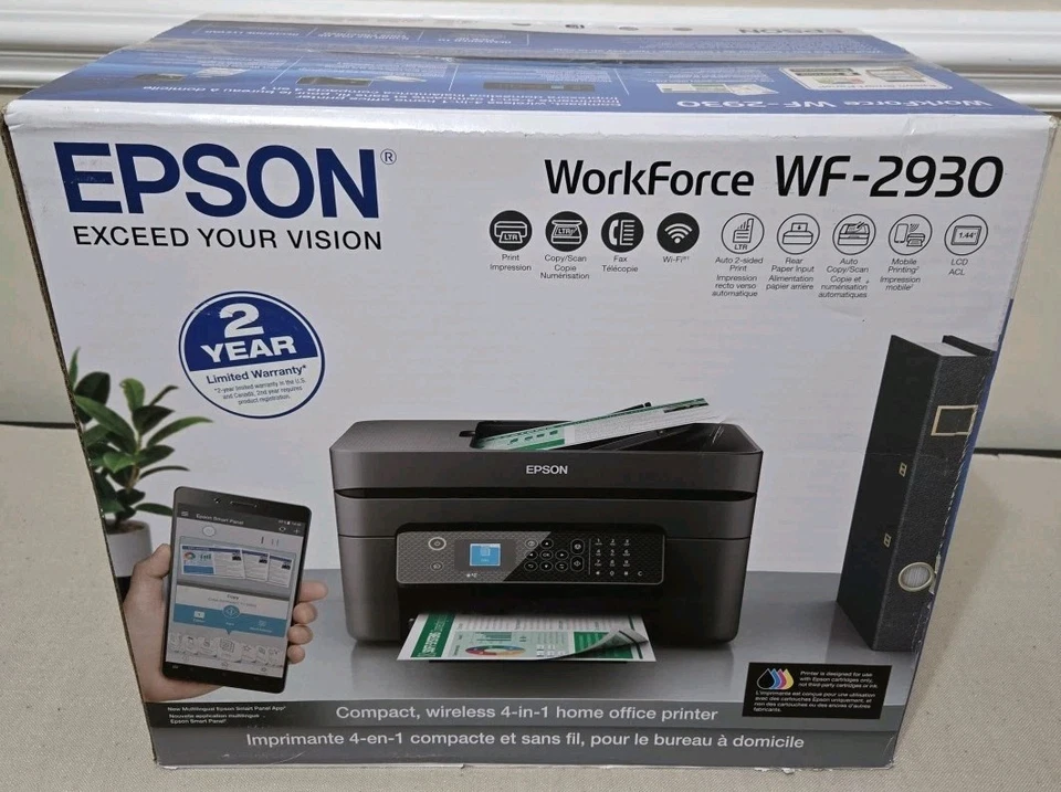 Epson Pro WorkForce WF-2930 Wireless All-in-One Color Printer  - Image 1 of 1