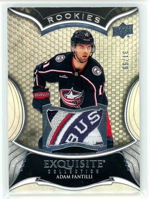 2023 Exquisite Collection - Adam Fantilli - Rookie Patch /99 Sick Patch! - Image 1 of 2