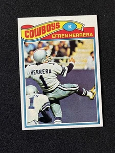 Tarjeta de fútbol americano 1977 Topps #102 Efren Herrera - Imagen 1 de 2