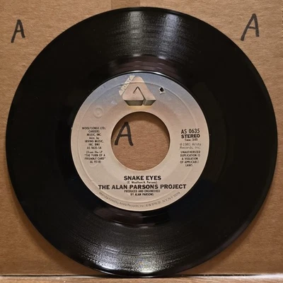 The Alan Parsons Project: Snake Eyes/ I Don't Wanna Go Home - 45rpm EX Foto 1 de 2