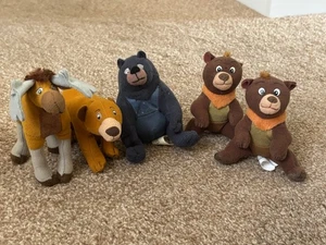 Brother Bear Disney McDonalds Happy Meal bundle 5 Plush Soft Toys 4" - Picture 1 of 18