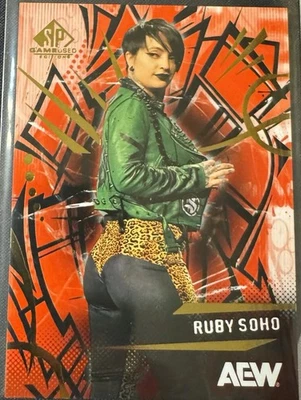 2025 Upper Deck AEW SP Game Used Ruby Soho Red Parallel #73 - Image 1 of 2