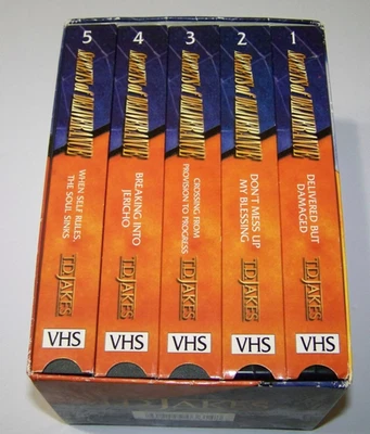 Bishop T.D.Jakes Secrets of Deliverance  5 VHS TAPES SET 1999 - Image 1 of 4