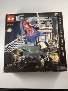 Lego SPIDER MAN ACTION STUDIO 1376 Open Box ( missing spiderman minifigure ) - Picture 1 of 2