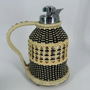 Vintage AB Jönköping SWEDEN Insulated PITCHER Carafe JUNE Thermos JUNE Boho MCM - Picture 1 of 19
