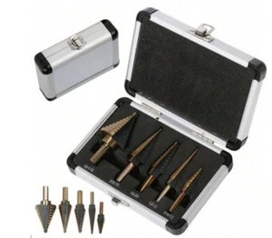 5x HSS Stufenbohrer Kegelbohrer Kegelsenker Bohrer Set Metallbohrer Satz - Bild 1 von 2