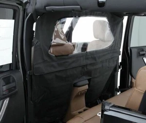 Cortavientos negro 2 puertas 2007-2018 para Jeep Wrangler JK - Imagen 1 de 1
