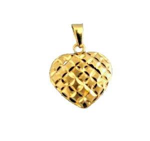 Colgante corazón oro 333 = 8 kt colgante oro colgante corazón  - Imagen 1 de 6
