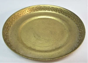 Antique Signed TIFFANY GILT BRONZE "Dore" Shallow Bowl Ornate Border, c. 1900 - Picture 1 of 6