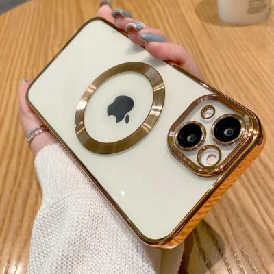 Funda Mag Safe Antigolpes para iPhone 17 Air 16 15 14 Pro Max 13 12 11 Lente de Cámara Foto 1 de 4