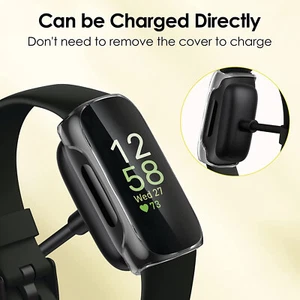 Silicone Strap Replacement Sport Watch Band For Fitbit inspire 3 Smartwatch S/L - Picture 1 of 24