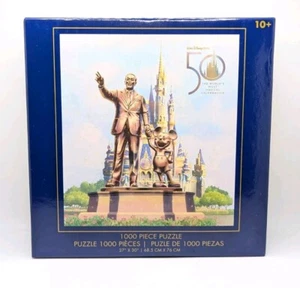 Walt Disney World 50 Aniversario Estatua Walt Mickey 1000 Piezas Puzzle Nuevo en Caja - Imagen 1 de 11