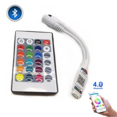 24key Mini IR remote Bluetooth App LED RGB Controller DC5-12V Smart Controller - Image 1 of 4