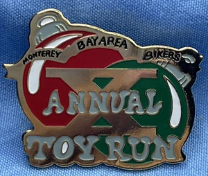 10o PIN ANUAL DE MOTOCICLISTAS TOY RUN MONTEREY BAY AREA - Imagen 1 de 5