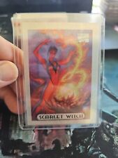 1994 Fleer Marvel Masterpieces Scarlet Witch Limited Edition Holofoil #7 Of 10🔥