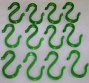 12 GREEN INDIANA PUNCH BOWL CUP S HOOKS HANGERS CARNIVAL PUNCHBOWL * NEW * - Picture 1 of 2