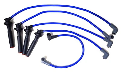 Juego de cables de bujía azul Rocky 1,6 L Charade 1,3 L alto rendimiento 10 mm 28279B Foto 1 de 2