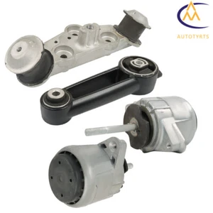 Juego de montaje de motor y transmisión de 4 piezas para Porsche Panamera 2011-2016 3,0 L 3,6 L V6 - Imagen 1 de 13