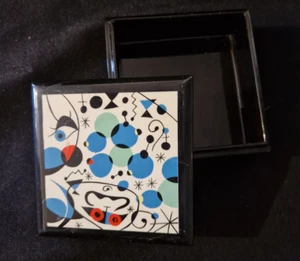 Joan Miro Style Trinket Box - Picture 1 of 4