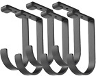 Add-On Storage Hook Accessory For Ceiling Rack And Wall Shelving, Overhead Garag