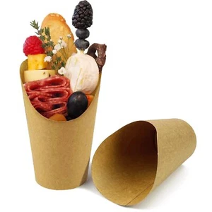 50 Pcs French Fries Holder 12oz Disposable Paper French Fry Cups Charcuterie Cup - Picture 1 of 6