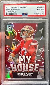 2022 Donruss Optic Football Brock Purdy Rookie My House Silver PSA 10 RC NFL - Picture 1 of 1