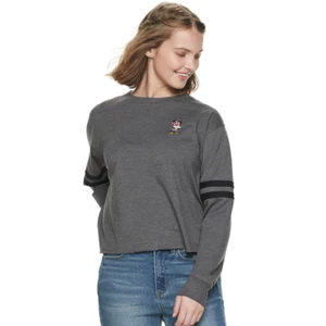 Camiseta Juniors Pequeña Disney Minnie Mouse Manga Corta a Rayas Minorista $24.00 - Imagen 1 de 4