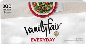 Everyday Paper Napkins, 200 Count, Disposable Napkins Made Soft And - Picture 1 of 12