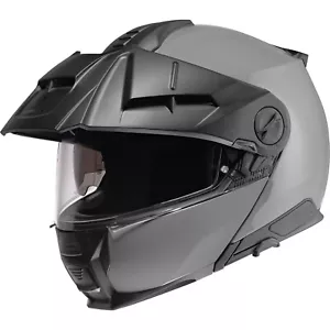 Schuberth Motorrad Helm E2 Solid Größe 59 (l) Enduro Klapphelm grau - Bild 1 von 6