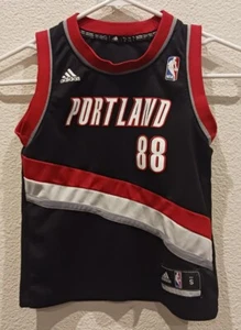 Adidas Portland Trail Blazers Nicholas Batum Toddler Small Red Basketball Jersey - Picture 1 of 3