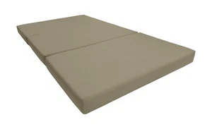 Colchón otomano plegable doble cama de espuma triple, Shikibuton 4 x 39 x 75 bronceado - Imagen 1 de 3