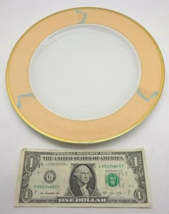 Rosenthal Germany BVLGARI 8.75" Bread Fruit Dessert Plate Concerto Peach HOT090 - Picture 1 of 4