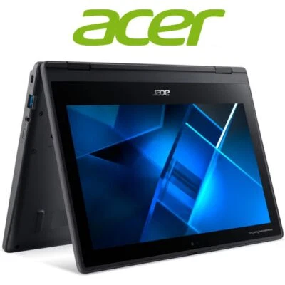 2-IN-1 LAPTOP ACER TOUCHSCREEN TravelMate Spin B3 64GB 11.6"  WINDOWS 10/11 PRO - Image 1 of 4