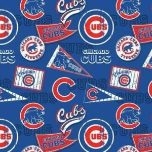 Cubs Flagge Baumwollstoff - Bild 1 von 3