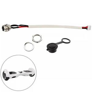3 Pin Prong 4 Wire Charging / Charger Port for Self Balancing Scooter Hoverboard - Picture 1 of 4