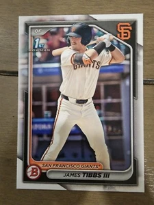 James Tibbs III 2024 Bowman Draft 1st Paper - Picture 1 of 1