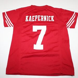 Colin Kaepernick Nike On Field Youth Small San Francisco 49er's NFL S/S Jersey