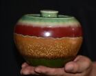 5 "chinois antique multicolore vase en porcelaine avec logo Yongzheng