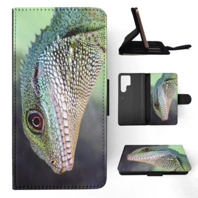 FLIP CASE FOR SAMSUNG GALAXY|LIZARD REPTILE CHAMELEON #8 - Изображение 1 из 4