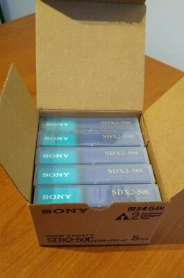 Sony SDX2-50C memory tape cassette 5 pack - Bild 1 von 4