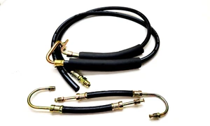 Power Steering Hose 1960 1961 1962 1963 1964 Chevy Impala Belair Biscayne Set - Picture 1 of 11