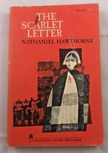 The Scarlet Letter, Nathaniel Hawthorne Washington Square Paperback, 1960 Rare - Picture 1 of 3