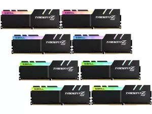 G.SKILL 256GB (8 x 32GB) TridentZ RGB Series DDR4 - F4-3600C16Q2-256GTZR - Picture 1 of 1