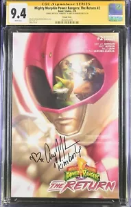 Mighty Morphin Power Rangers: The Return #2 SS CGC 9.4 Signed by AMY JO JOHNSON - Picture 1 of 2