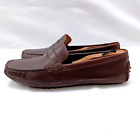 Cole Haan Grant Canoe Loafers Brown Leather Slip-On Penny Driving Mocs Men 10 M