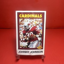1992 Diamond NFL Superstars Stickers Jonny Johnson #138 VG