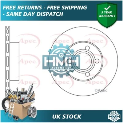 Fits VW Transporter 1990-2003 Brake Disc Front Poppy #2 701615301F - Image 1 of 2