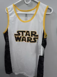 Star Wars Logo Rebels 77 Athletic Tank Jersey Knit Adult Size Small NWT - Picture 1 of 4